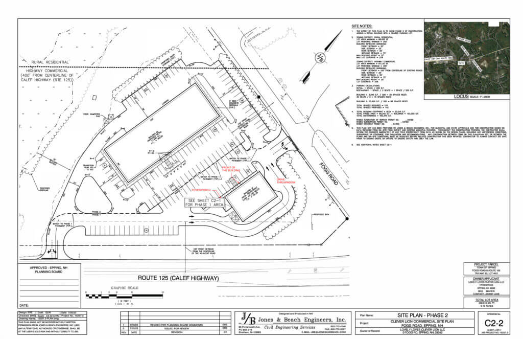 site plans for new hampshire commercial development for lease 